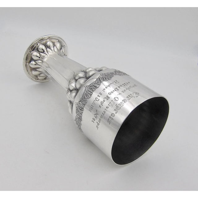 Orivit Jugendstil Silver Trophy Vase From Germany For Sale In Los Angeles - Image 6 of 13
