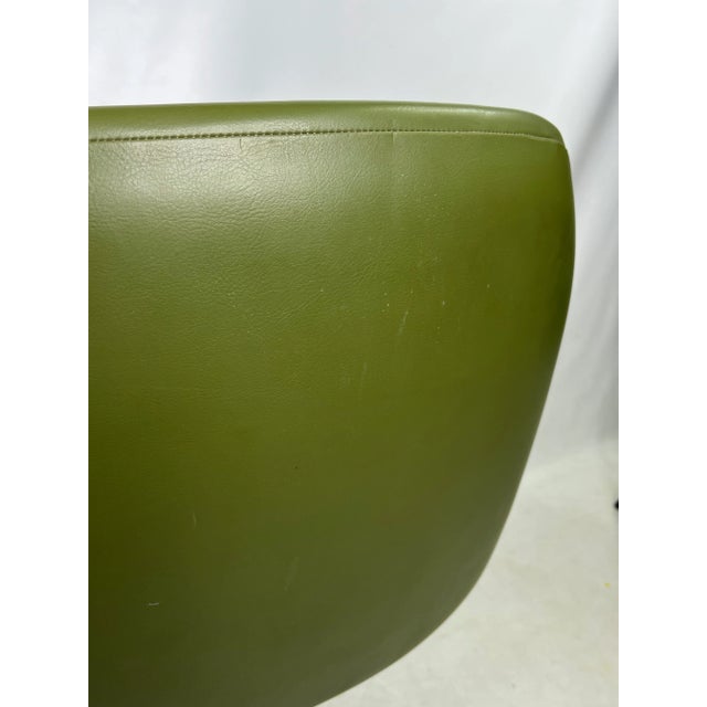 Green Vintage 1970's Green Steelcase Armchair For Sale - Image 8 of 12