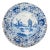 Dutch Delft Faience Blue and White Charger For Sale