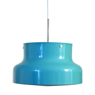 Blue Bumling Ceiling Lamp by Anders Pehrson from Ateljé Lyktan, 1960s For Sale