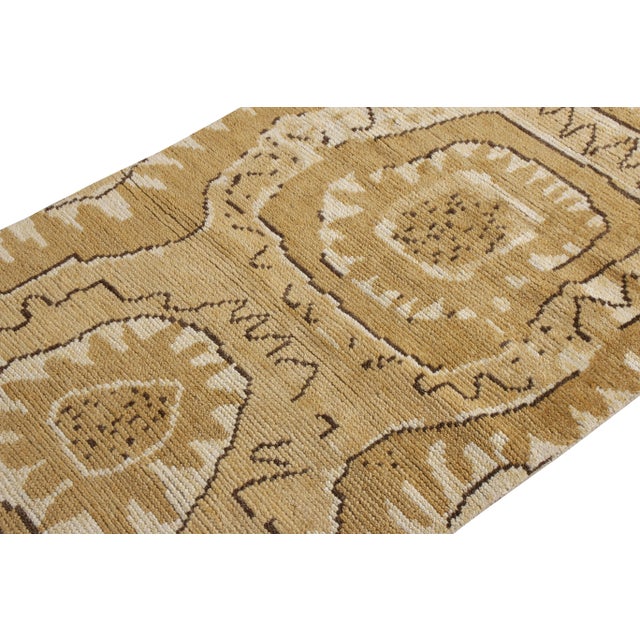 Rug & Kilim Handknotted Mellow Burst Scandinavian Deco Rug, 3'x6' For Sale - Image 4 of 6
