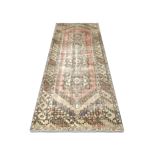 1960s 1960s Turkish Oushak Runner For Sale - Image 5 of 6