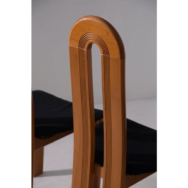 Postmodern Italian Chairs attributed to Mobilgirgi, 1980s, Set of 4 For Sale - Image 6 of 9