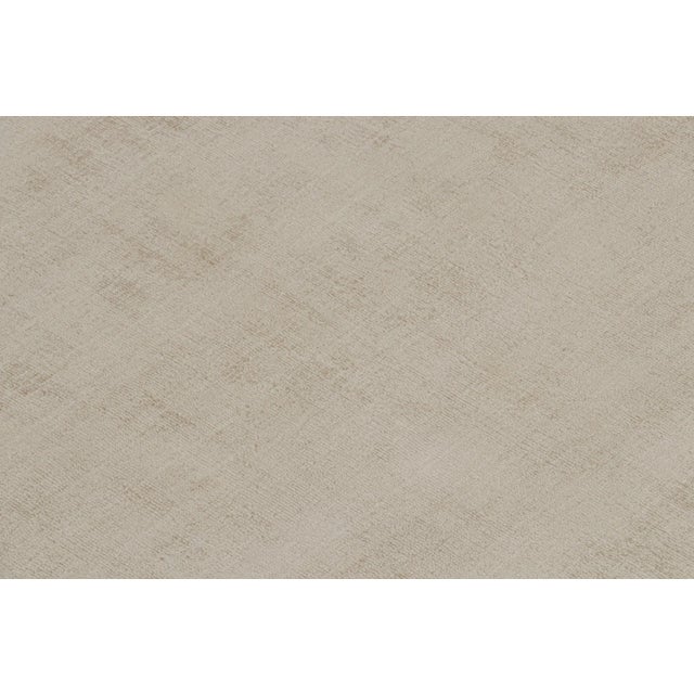 2010s Rug & Kilim’s Modern Rug in Solid Beige - 12x16 For Sale - Image 5 of 6