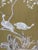 A sophisticated hand painted Williamsburg-inspired chinoiserie wallpaper mural featuring elegant flowering branches,...