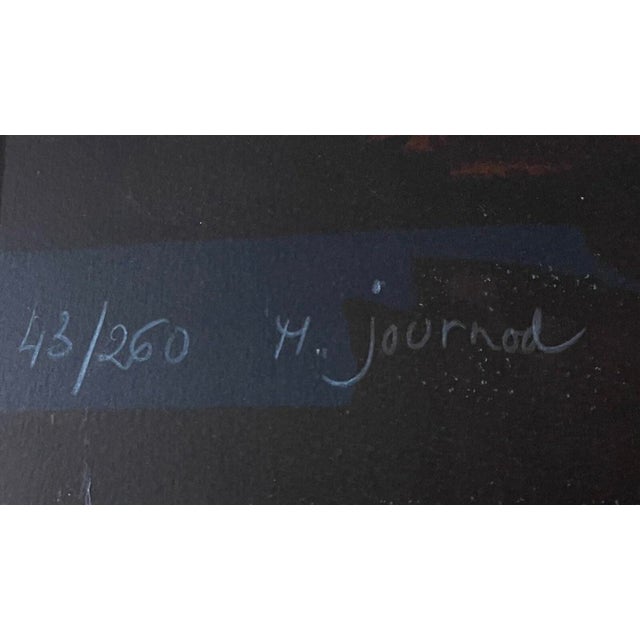 Monique Journod Signed French Floral Serigraph, 43/260 For Sale In New York - Image 6 of 7