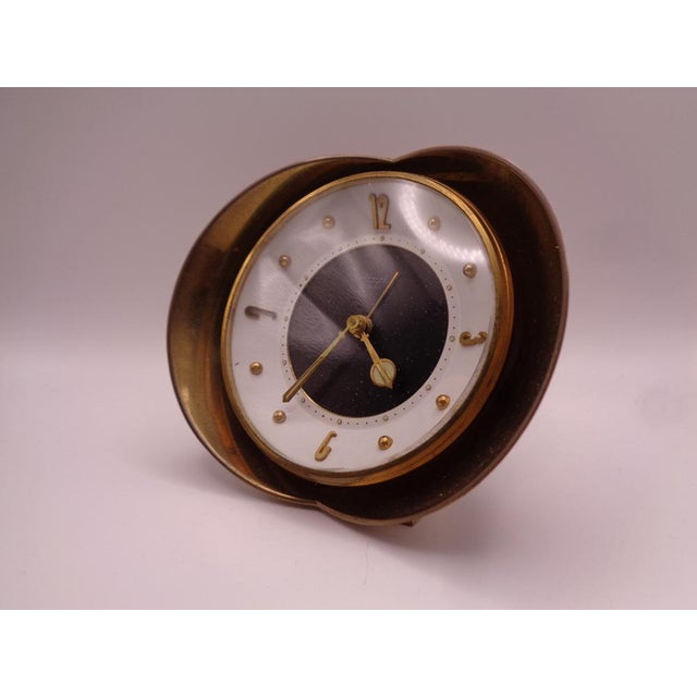 1950s Brass 7 Rubis Alarm Clock from Kienzle International, Germany, 1950s For Sale - Image 5 of 18