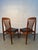 Brown Set of Six Mid-Century Slatted Teak Dining Chairs by Benny Linden For Sale - Image 8 of 18