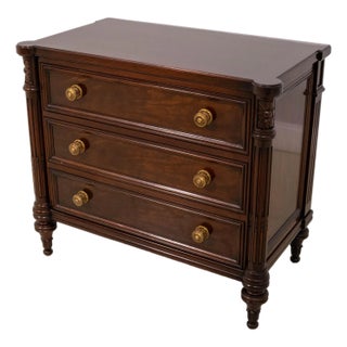 Karges Louis XVI Mahogany Three-Drawer Accent Chest Nightstand For Sale