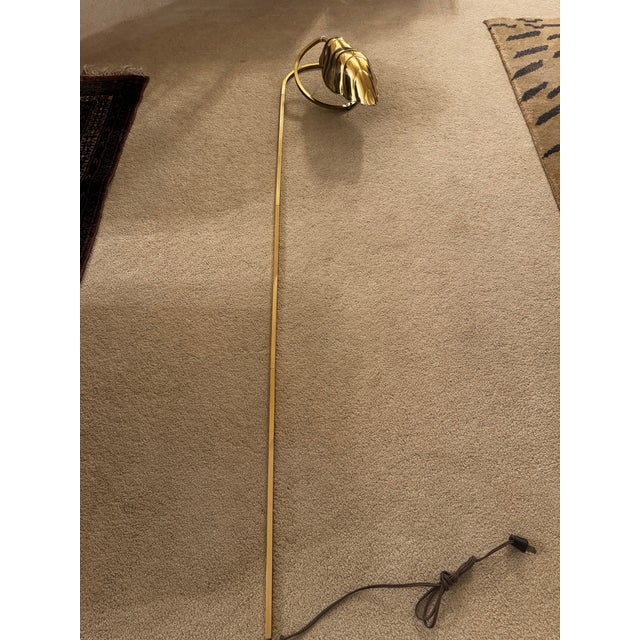 This iconic single leaf wall lamp designed by Tommaso Barbi and Carlo Giorgi was produced by Bottega Gadda in Italy in the...