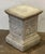 English English Garden Stone Pedestal or Plinth With Foliate Motif For Sale - Image 3 of 8