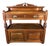 19th Century Solid Walnut Two Tier Server For Sale