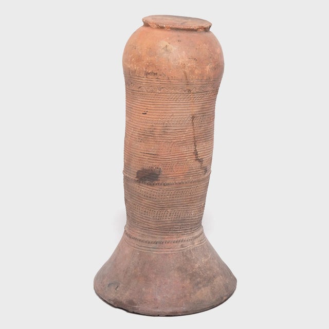Tribal Nupe Terracotta Vessel Support, C. 1900 For Sale - Image 3 of 6