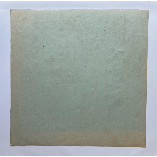 Late 20th Century Mixed Media Abstract Cityscape Painting For Sale - Image 4 of 5