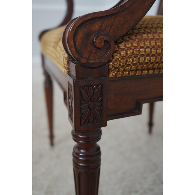 Set of 8 Hickory Chair Co. French Louis XVI Style Mahogany Dining Room Chairs For Sale In Philadelphia - Image 6 of 12