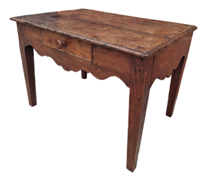 Rustic Louis XV Coffee Table in Walnut, 1700s