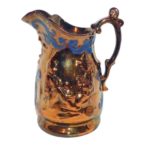 Early 20th Century Copper Lustre PItcher