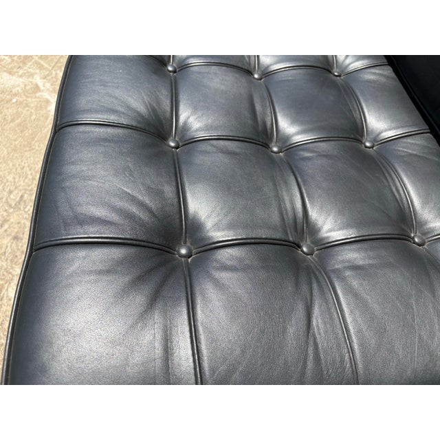 Mid-Century Modern Barcelona Chairs / a Pair For Sale - Image 3 of 9