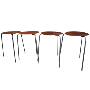 Set of Four Mid Century Modern Nesting Tables / Tablettes by Tony Paul