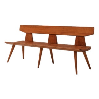 Pine Bench by Jacob Kielland Brandt for I. Christiansen, Denmark, 1960s For Sale