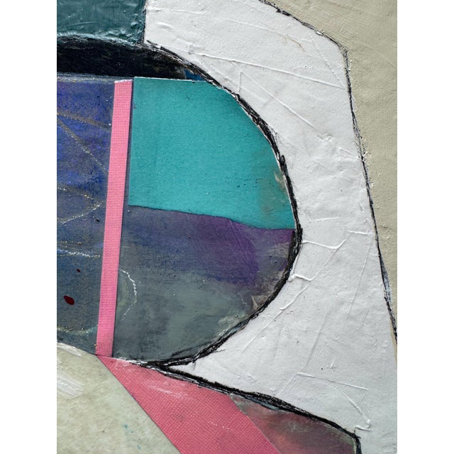 Abstract "Helium Balloon" Original Mixed-Media Abstract on Canvas by Zac Woodiel For Sale - Image 3 of 8