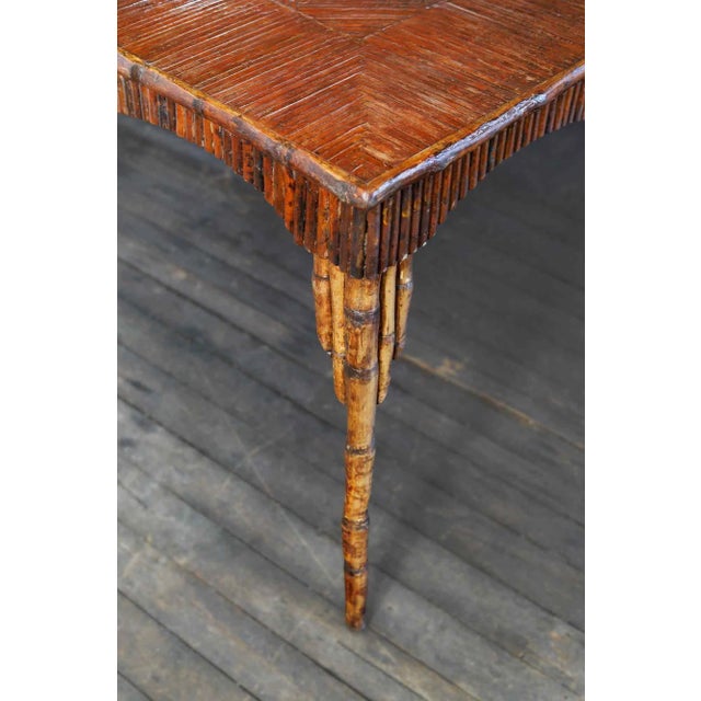 Wood Chinoiserie Table - Hand Carved Beechwood For Sale - Image 7 of 9