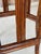 A beautifully refinished vintage Chinoiserie pedestal plant stand showcasing an elegant hexagonal form, richly grained...