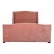 Mitchell Gold Bob Williams Pink Velvet Queen Bed For Sale