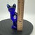 Nora Fenton Vintage MCM Blue Cobalt Fenton Cat Figurine For Sale - Image 4 of 4