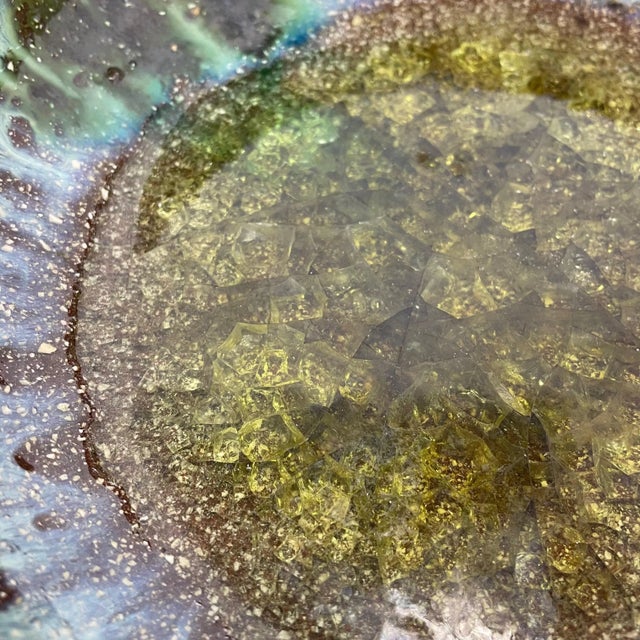 Ceramic Studio Pottery Bowl Shell Element by Gerhard Liebenthron, Germany, 1970s For Sale - Image 11 of 18