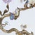 French Bronze Branches with Porcelain Birds and Flowers, Set of 2 For Sale - Image 6 of 18