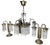 Art Nouveau Hanging Lamps, 1950s, Set of 3 For Sale - Image 6 of 7
