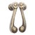 Pair of Modern Lacquered Brass Door Levers For Sale