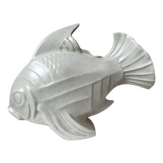 Art Deco Earthenware Fish, 1930s For Sale