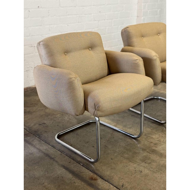 1960s Cantilevered Loungers by Harvey Probber - Pair For Sale In Los Angeles - Image 6 of 12