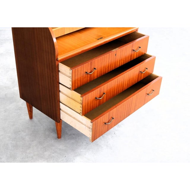 Mid-Century Modern Vintage Secretary Desk, Sweden, 1960s For Sale - Image 3 of 11