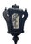 Metal Vintage Black Cast Iron Floor - Standing Street-Style Lanterns - a Pair For Sale - Image 7 of 12