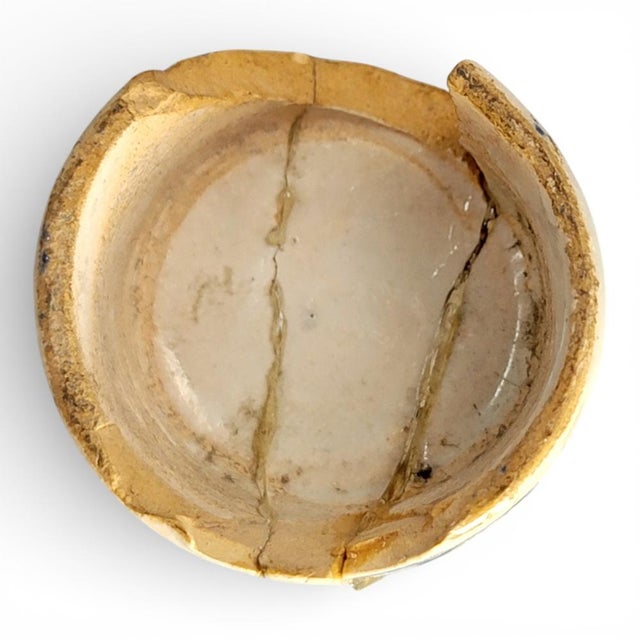 Antique Dutch Delftware Blue and White Chinoiserie Tea Caddy, 1700s For Sale - Image 6 of 10