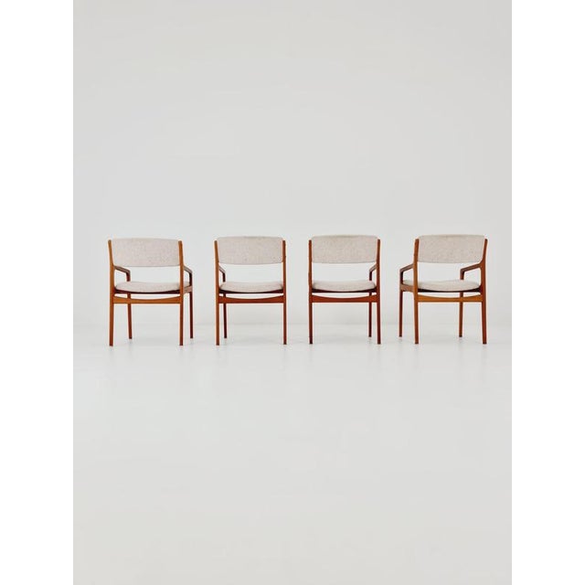Mid 20th Century Danish Teak Dining Armchairs from VS Vamdrup Stolefabrik 1960s, Set of 4 For Sale - Image 5 of 18