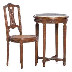 Side Table and Chair, Set of 2