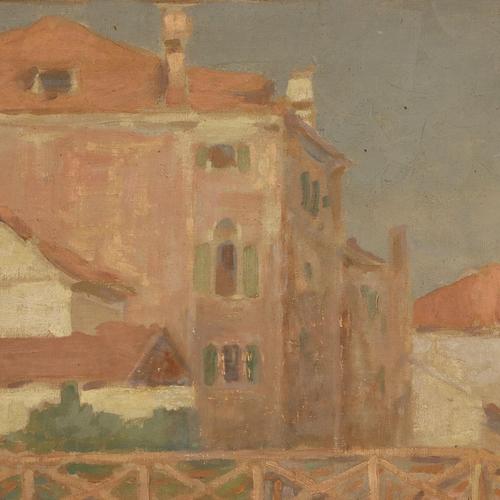 Paolo Baroni, Landscape, Oil on Canvas, Framed For Sale - Image 6 of 14