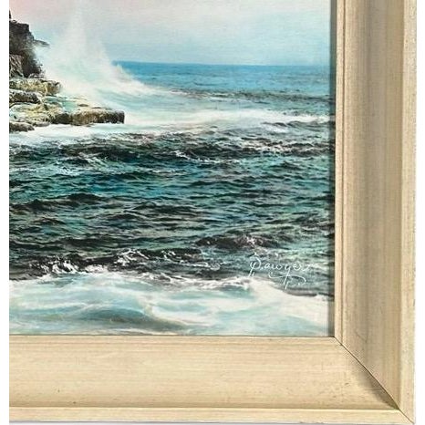 Charles Henry Sawyer Signed Lacquered Hand Colored Photograph Bald Head Cliff Maine For Sale - Image 9 of 11