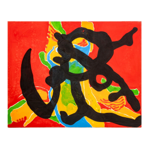 Jack Roth "Rope Dancer #5" Acrylic on Canvas, 1980