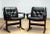 Set of Siesta Dining or Desk Chairs in Black Leather by Ingmar Relling Westnova for Westnofa, 1960s For Sale - Image 11 of 11