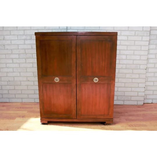 1970s Plunkett Home Furnishings Modern Expandable Wood Bar