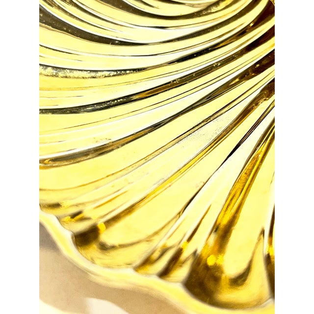 Pair of Vintage Brass Swan & Shell Soap Dishes in the Style of Sherle Wagner For Sale - Image 16 of 17