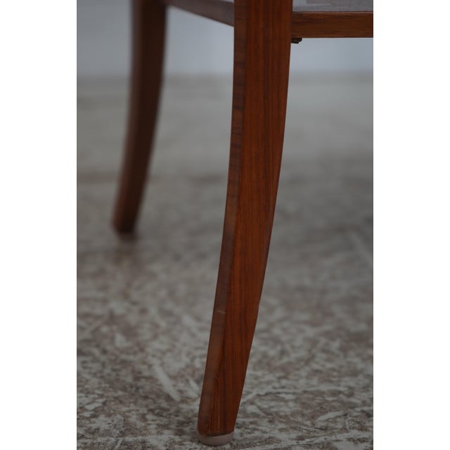 Pair of Vintage Louis XV Style Marquetry Side Tables Nightstands For Sale - Image 15 of 17
