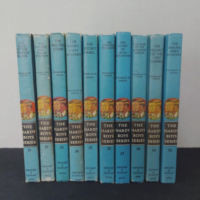 The Exciting Hardy Boys Mystery Stories by Franklin W. Dixon Published by Grosset & Dunlap New York 1959 - 1967 Set of 10...