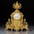 An exceptionally elaborate French three-piece mantel clock garniture dating to the second half of the 19th century, circa...