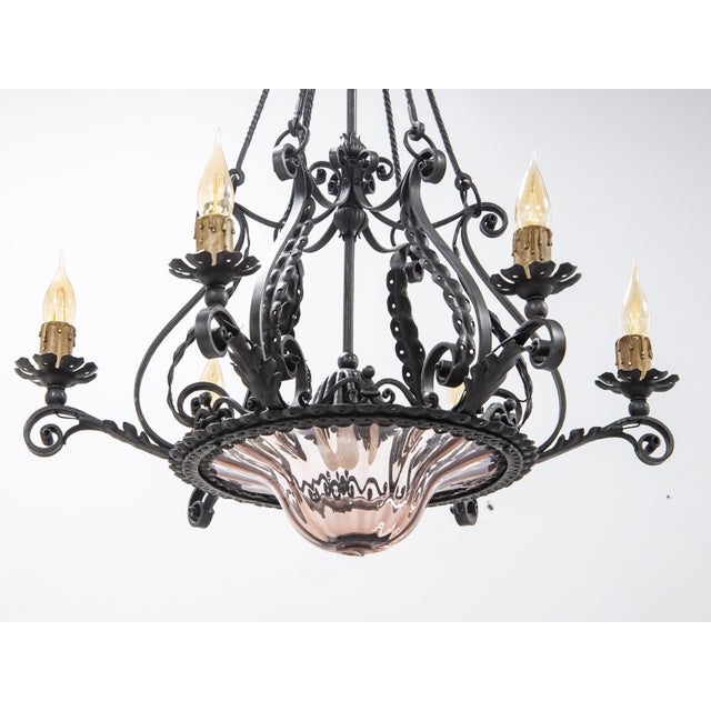 Liberty Chandelier by Alessandro Mazzucotelli, 1890s For Sale - Image 15 of 16